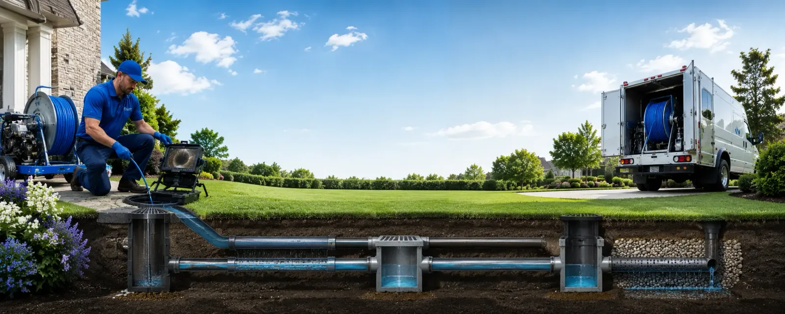 Outdoor drain cleaning information for Novice, TX